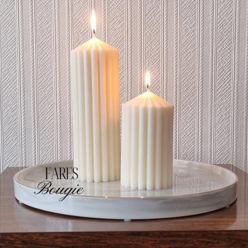 Cylindrique Pilier Bougie