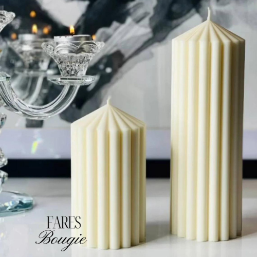 Cylindrique Pilier Bougie