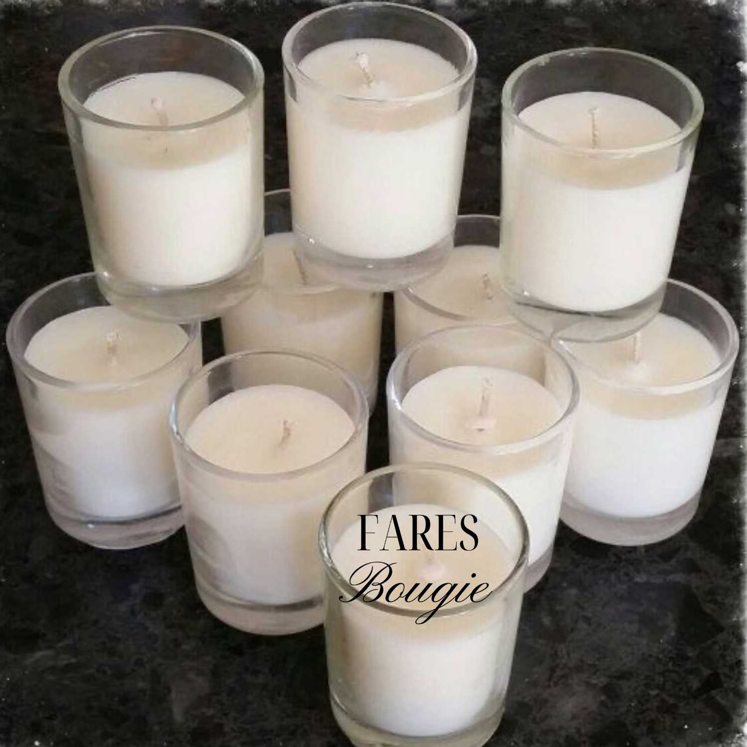 Bougie en verre Restaurant / evenement