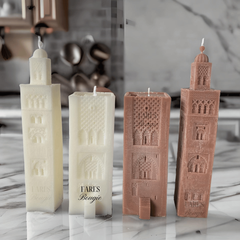Bougies Tour Hassan et Tour Koutoubia