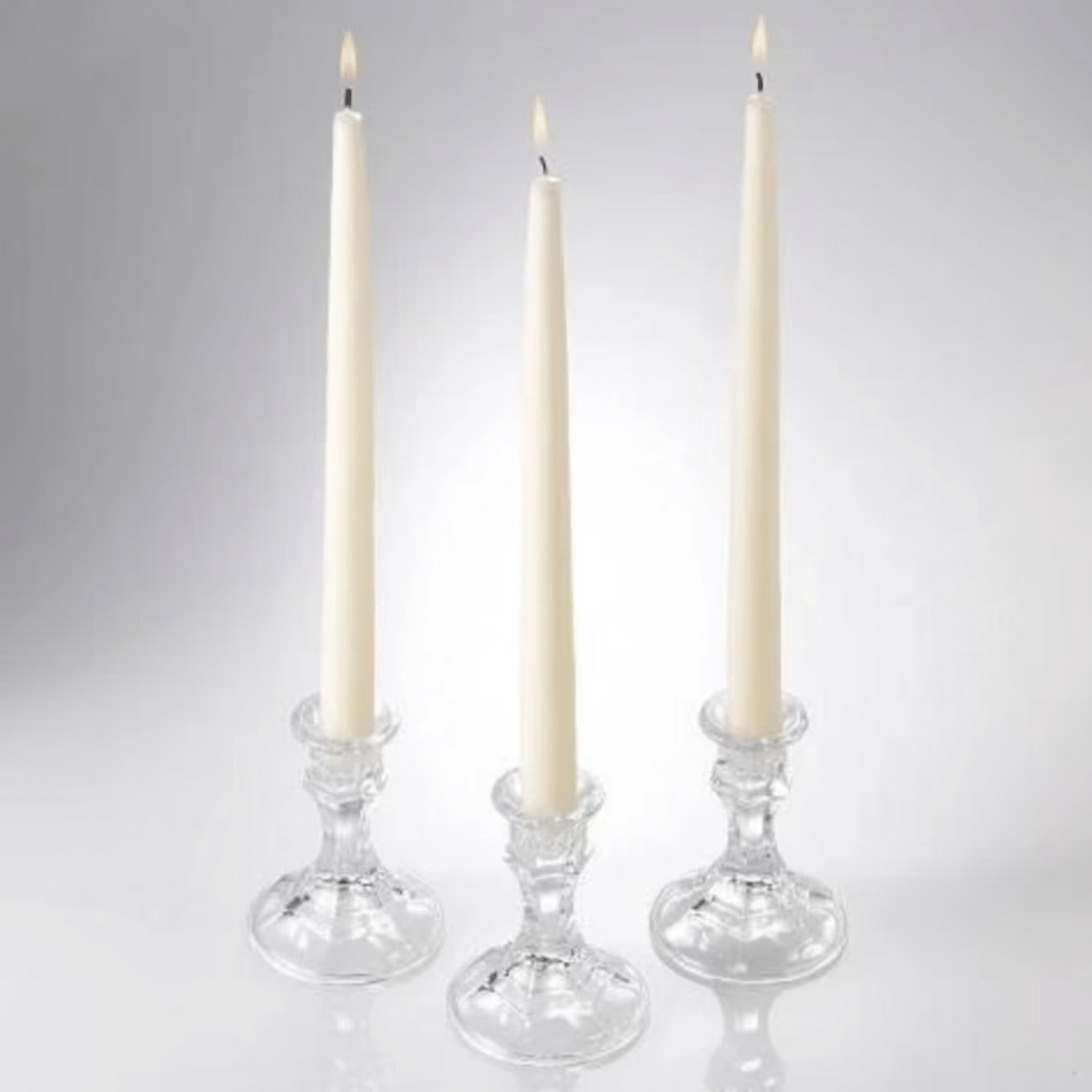bougie conique - taper candle 25cm