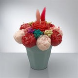 Bouquet de Bougies Artisanales – Élégance Florale